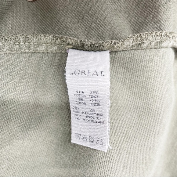 The Great Swingy Army Canvas Jacket in Army Green - Picture 7 of 8